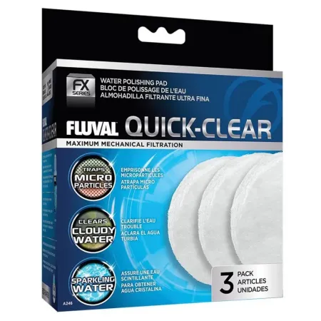 Hagen Fluval FX2/FX4/FX5/FX6 Quick Clear - külső szűrőhöz perlonvatta (3 db)