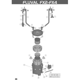 Hagen Fluval FX4 külső szűrő