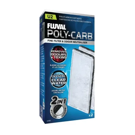 Hagen Fluval U2 belsző szűrő aktívszenes pótszivacs (2 db)