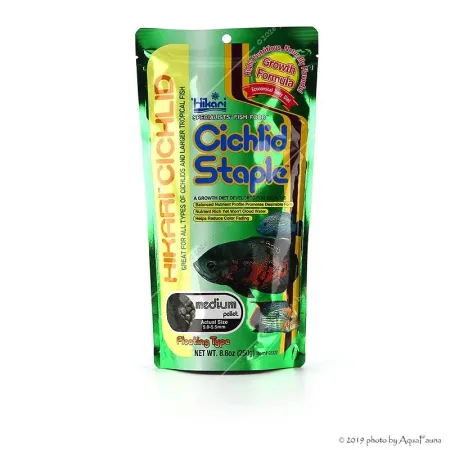 Hikari Cichlid Staple Medium - 250 g (750 ml) - lebegő granulátum haleledel sügéreknek