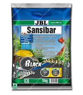 JBL Sansibar DARK (BLACK) 5 kg - természetes akvárium talaj - fekete