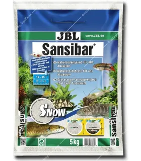 JBL Sansibar SNOW 5 kg - akvárium talaj - hófehér