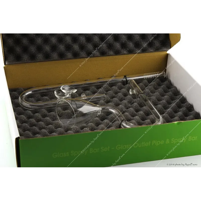 ISTA üveg beömlő és kifolyó cső szett 12 mm - lilypipe