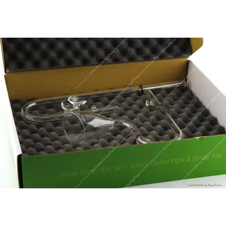ISTA üveg beömlő és kifolyó cső szett 12 mm - lilypipe