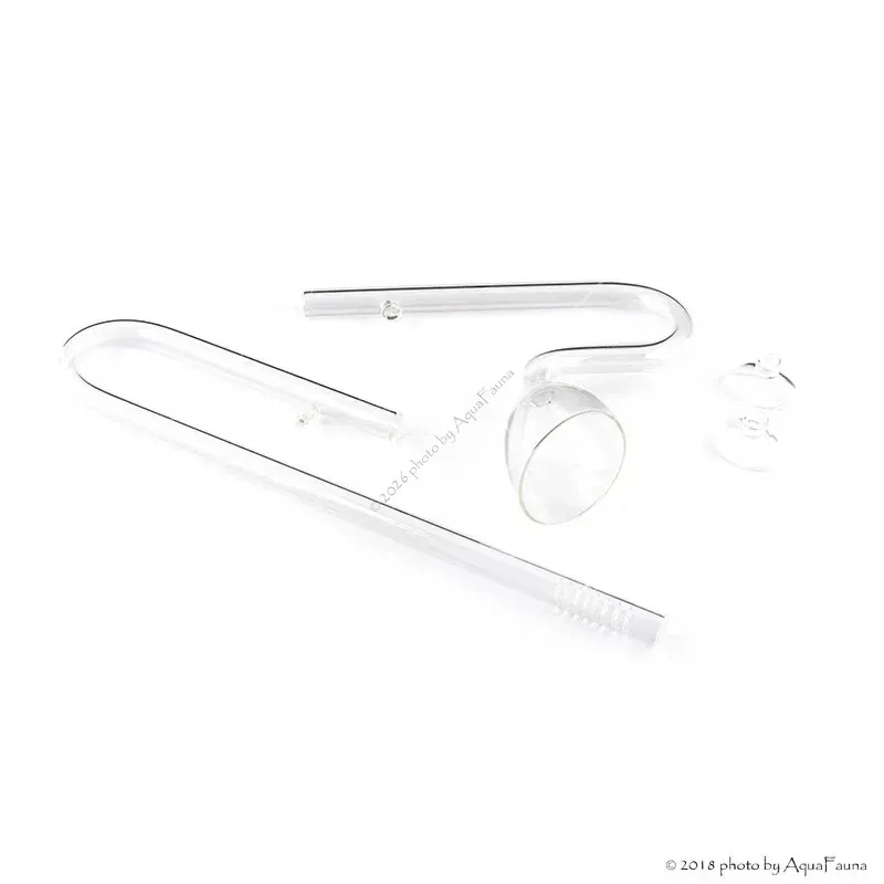 ISTA üveg beömlő és kifolyó cső szett 12 mm - lilypipe