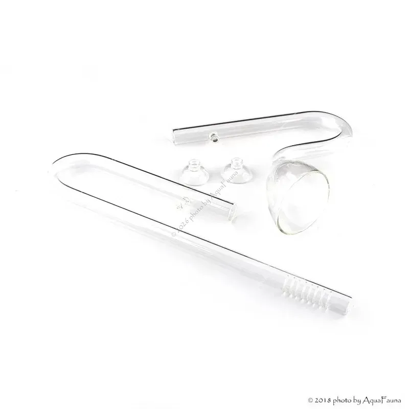 ISTA üveg beömlő és kifolyó cső szett 16 mm - lilypipe