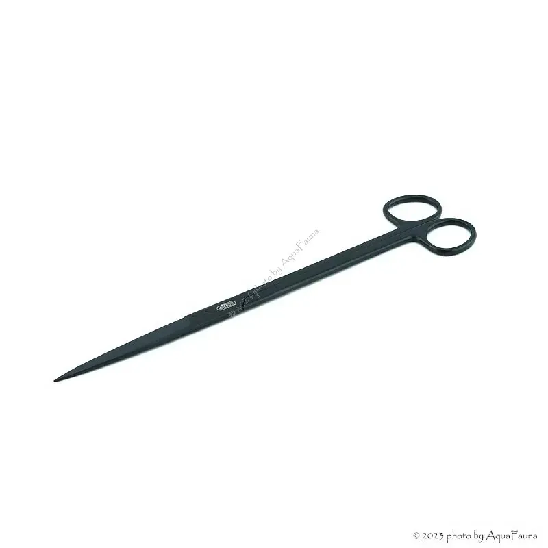 ISTA Water Plant Pro Scissors Matt Black - egyenes vízinövény olló - 26 cm - FEKETE