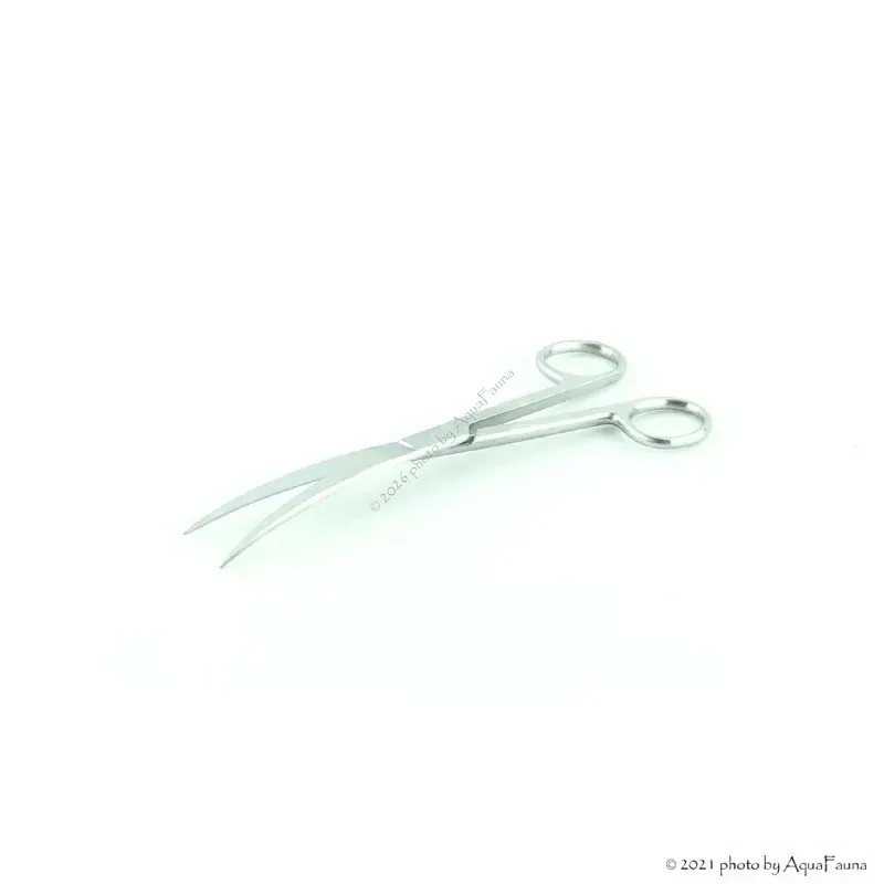 ISTA Water Plant Scissors Curve Pro - hajlított végű vízinövény olló - 17,5 cm