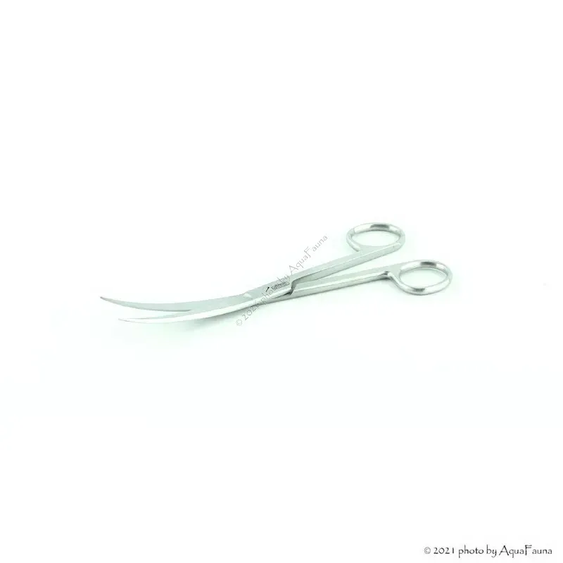 ISTA Water Plant Scissors Curve Pro - hajlított végű vízinövény olló - 17,5 cm